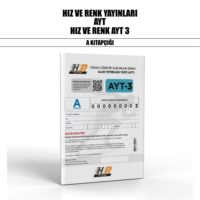 HIZ RENK YAYIN YKS AYT SNV 3-A - 25-26